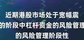 近期港股市场处于宽幅震荡周期的阶段中杠杆资金的风险管理阶段性