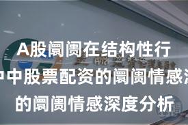 A股阛阓在结构性行情阶段中中股票配资的阛阓情感深度分析