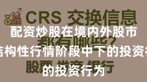 配资炒股在境内外股市在结构性行情阶段中下的投资行为
