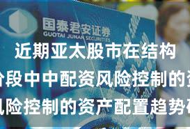 近期亚太股市在结构性行情阶段中中配资风险控制的资产配置趋势研