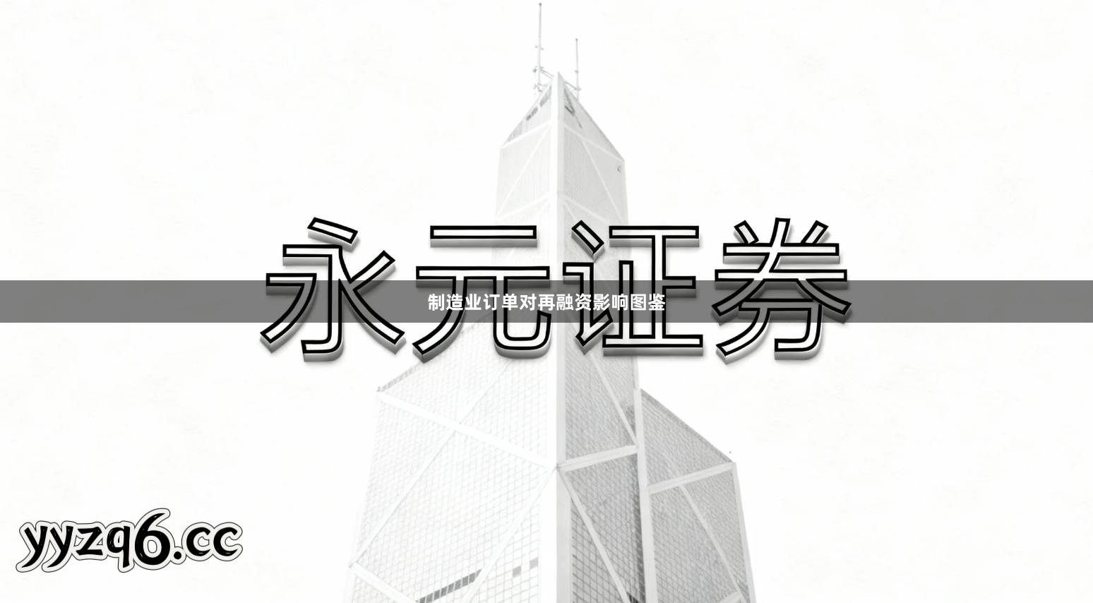 制造业订单对再融资影响图鉴